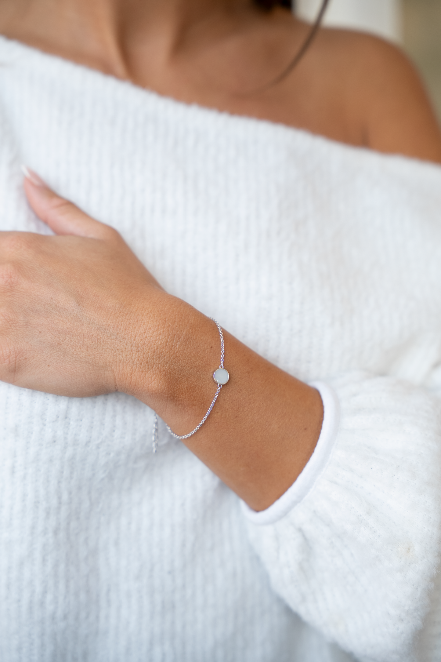 Lis | Muttermilch Armband Silber