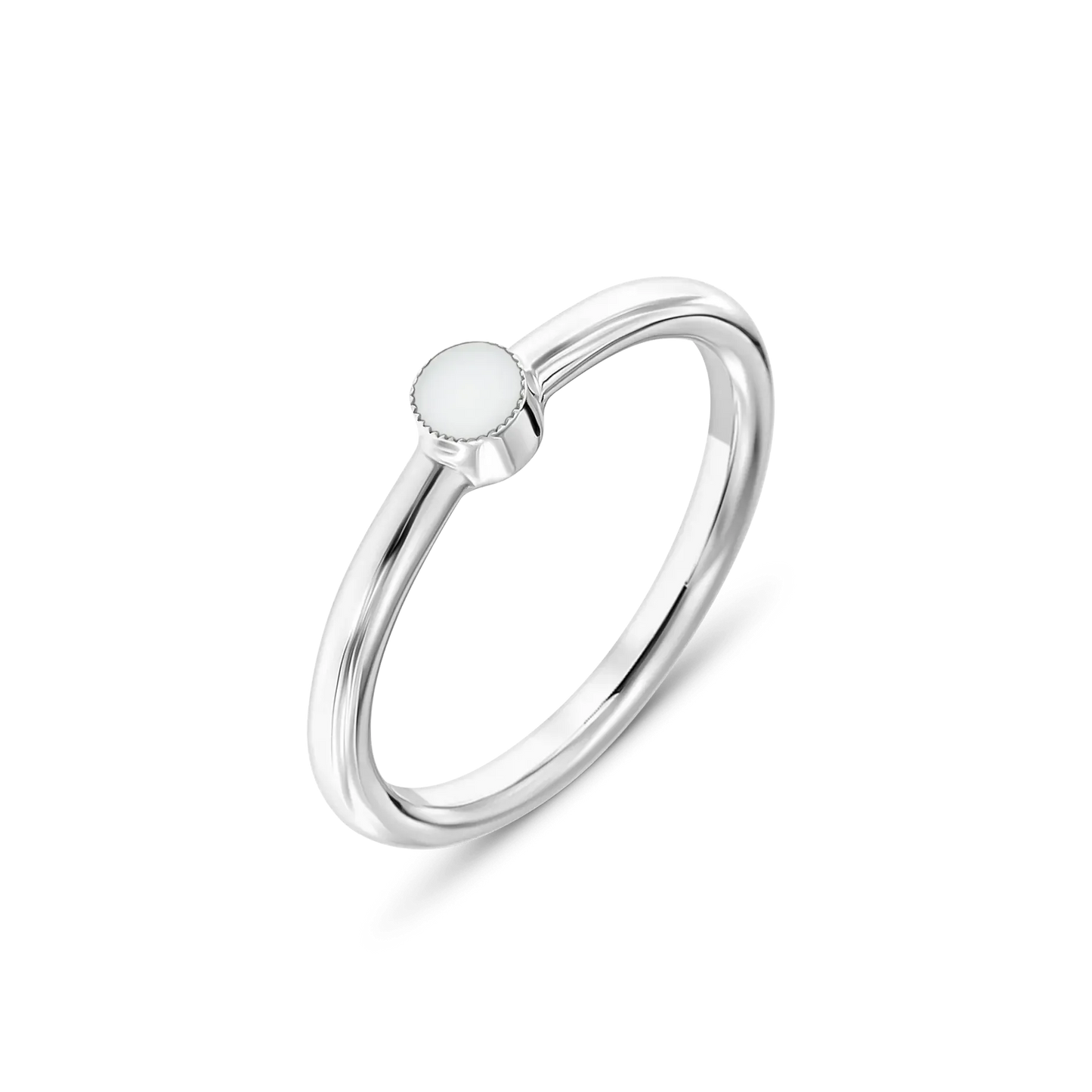 Amy | Muttermilchring Silber