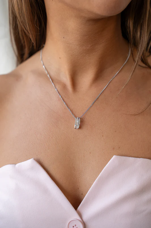 Charlotte | Muttermilch Anhänger Silber