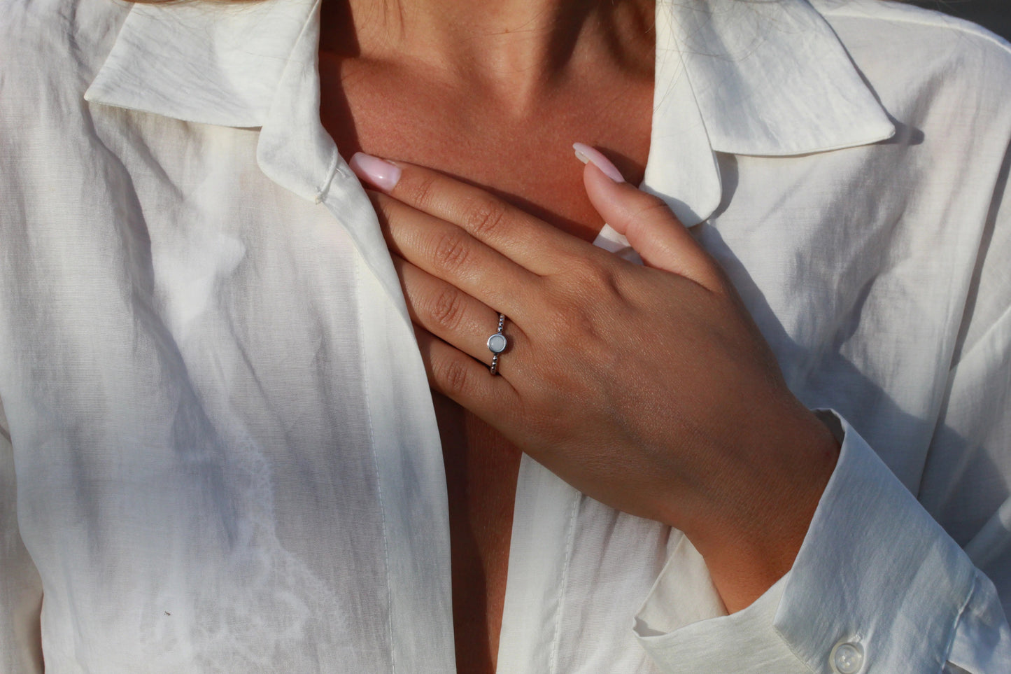 Isabelle | Muttermilchring Silber