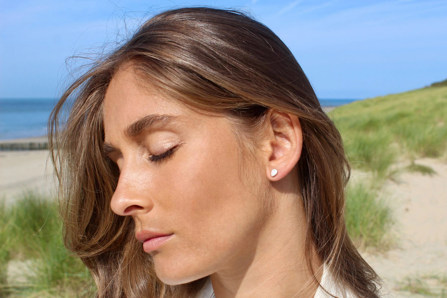 Drop | Muttermilch Ohrstecker Silber