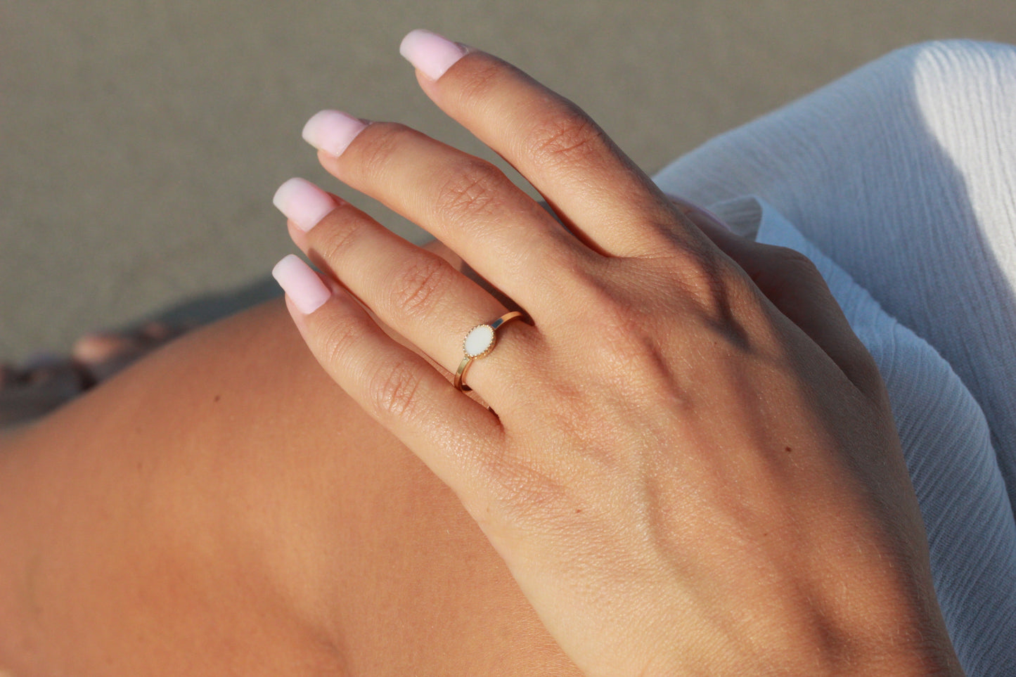 Luna | Muttermilchring Gold