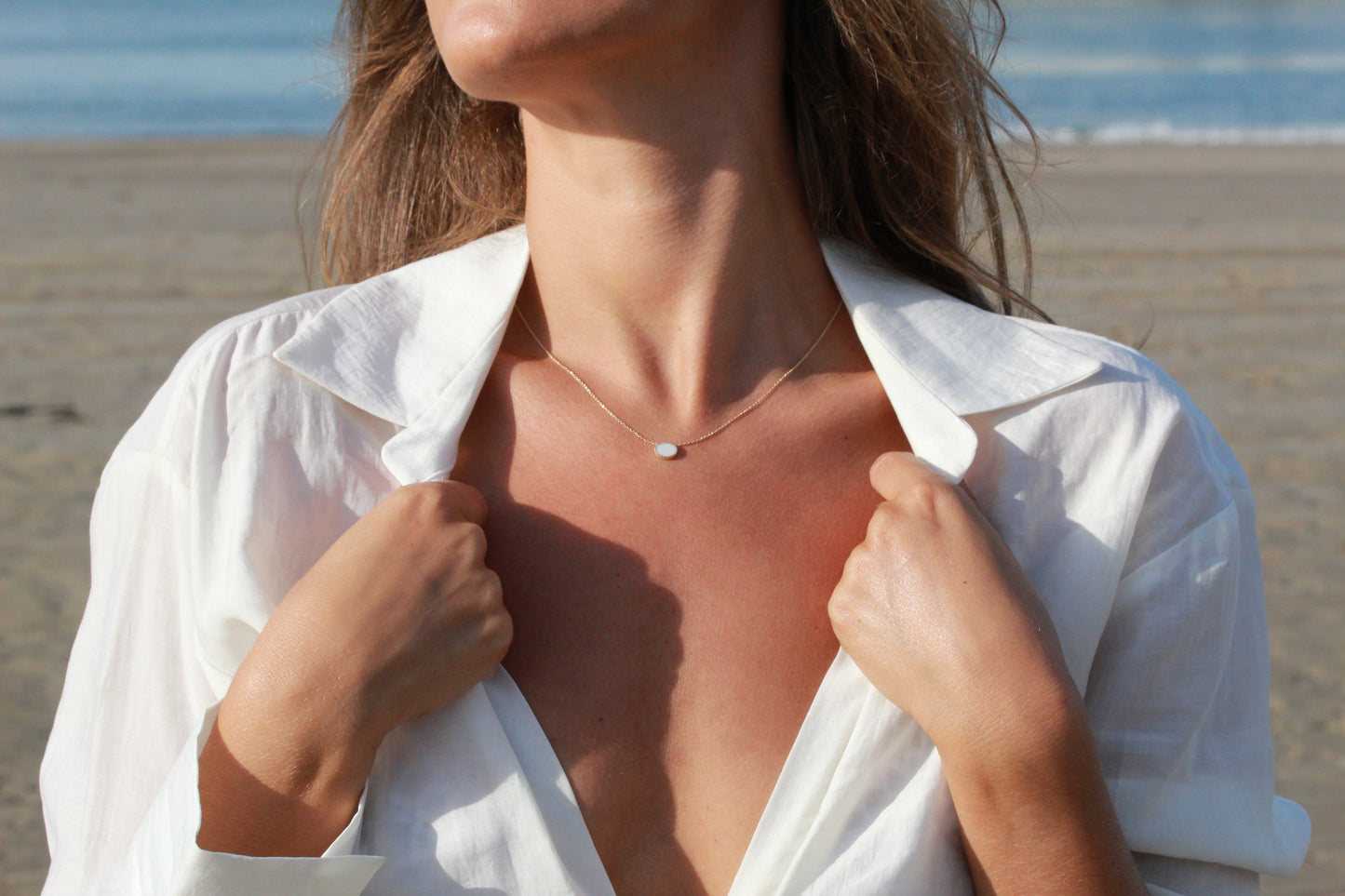 Luna | Muttermilch Kette Silber