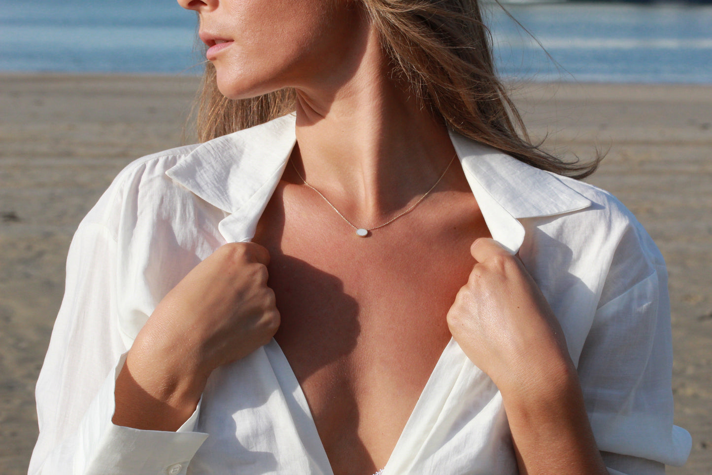 Luna | Muttermilch Kette Silber