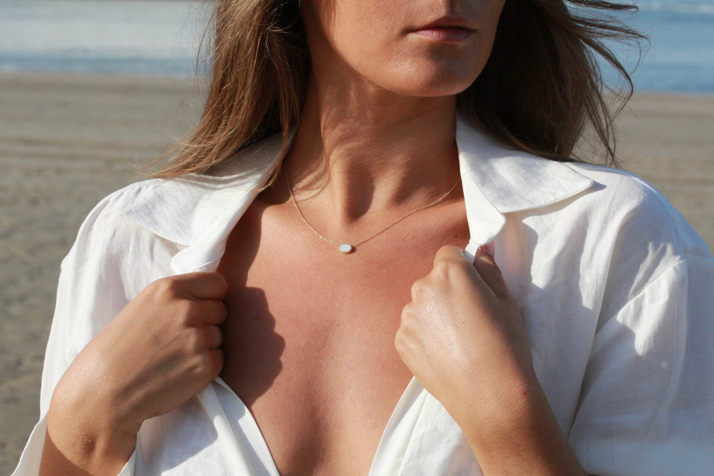 Luna | Muttermilch Kette Silber