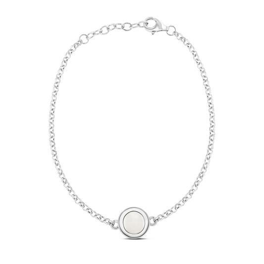 Circle of Life | Muttermilch Armband Silber