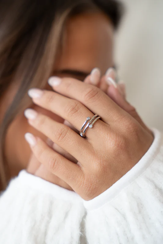 Aurore | Muttermilchring Silber