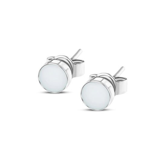 Mini Lis  | Muttermilch Ohrstecker Silber