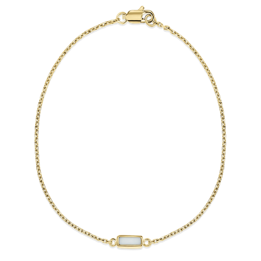 Britt | Muttermilch Armband Gold