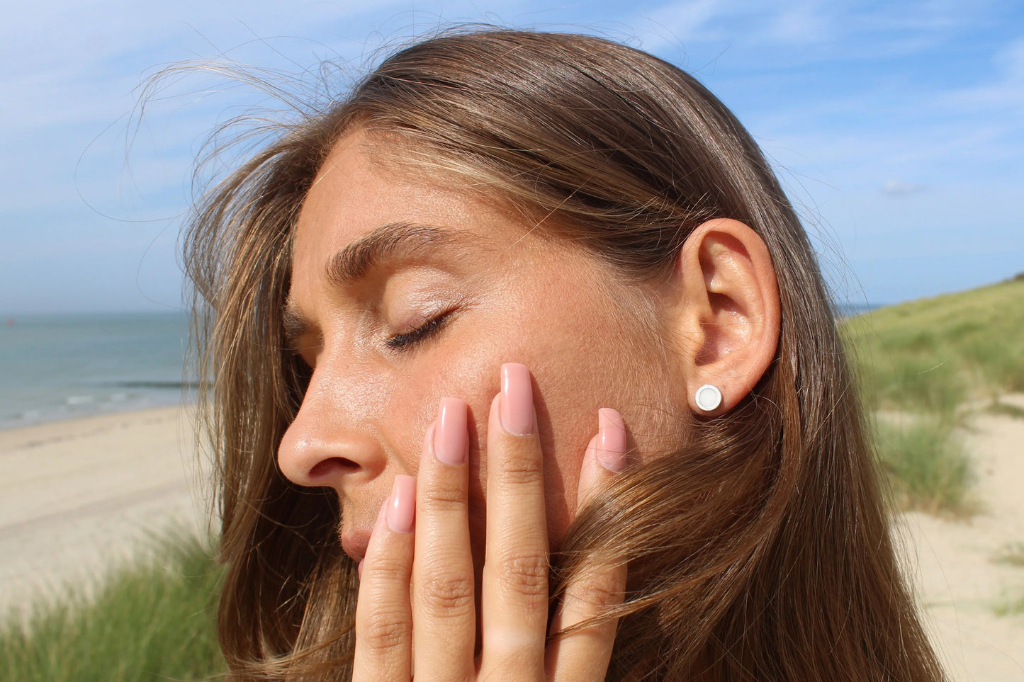 Circle of Life | Muttermilch Ohrstecker Gold