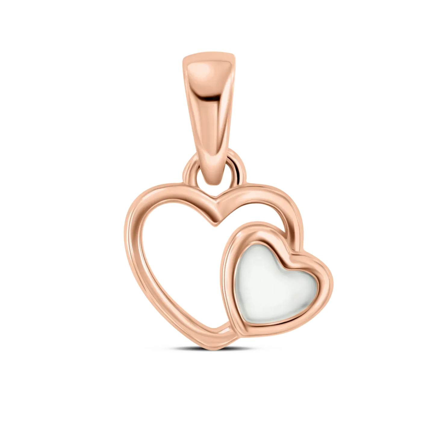 Heart to Heart | Muttermilch Anhänger Gold