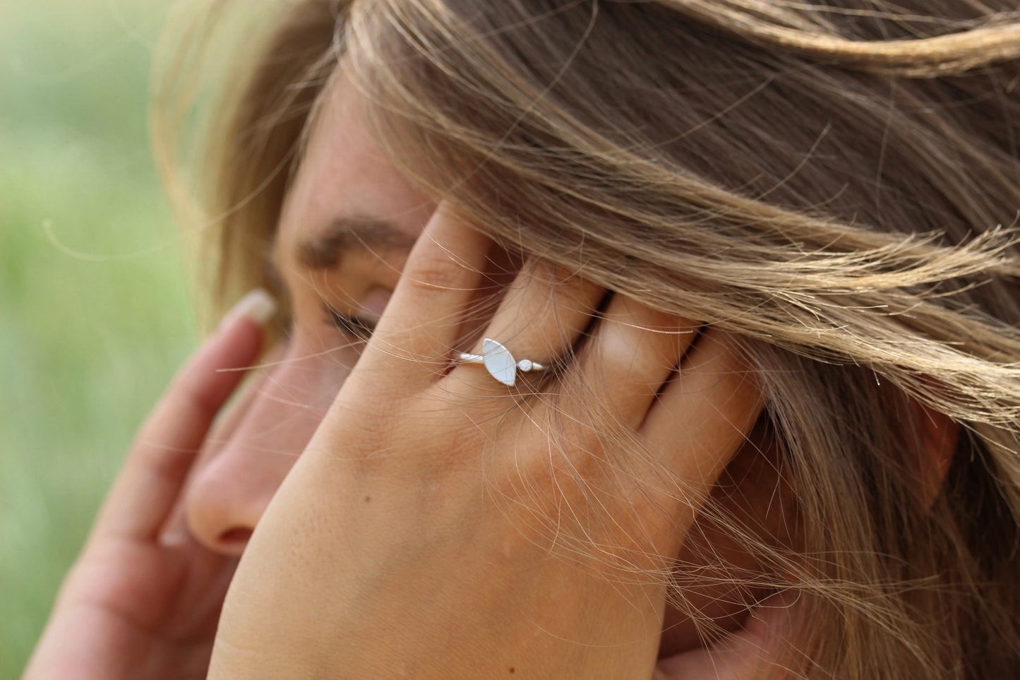 Lina | Muttermilchring Silber