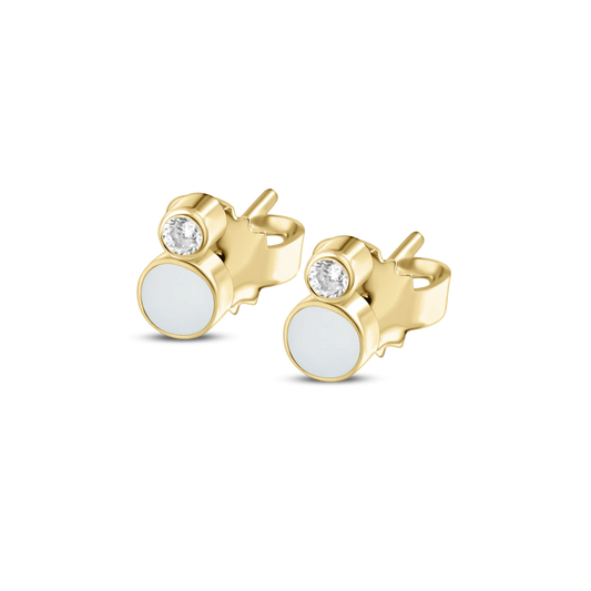 Mila | Muttermilch Ohrstecker Gold