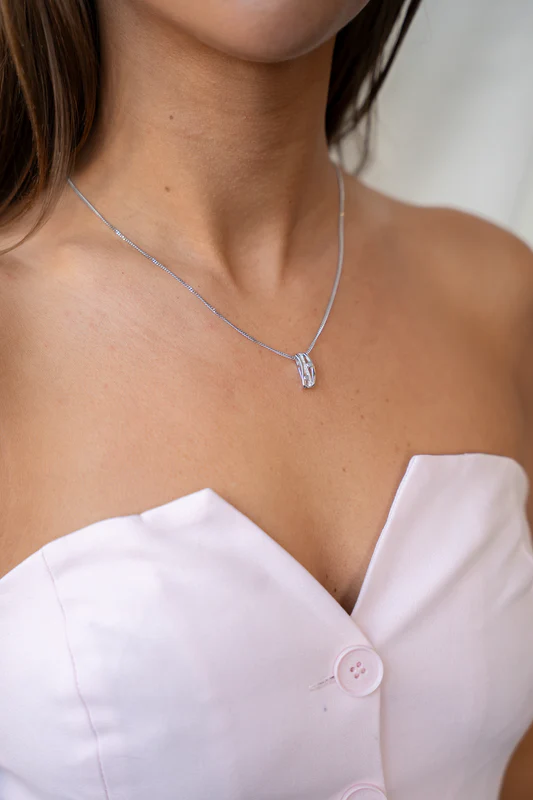 Charlotte | Muttermilch Anhänger Silber