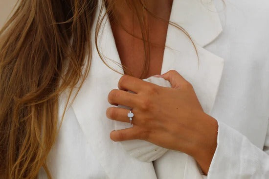 Elisa | Muttermilchring Silber