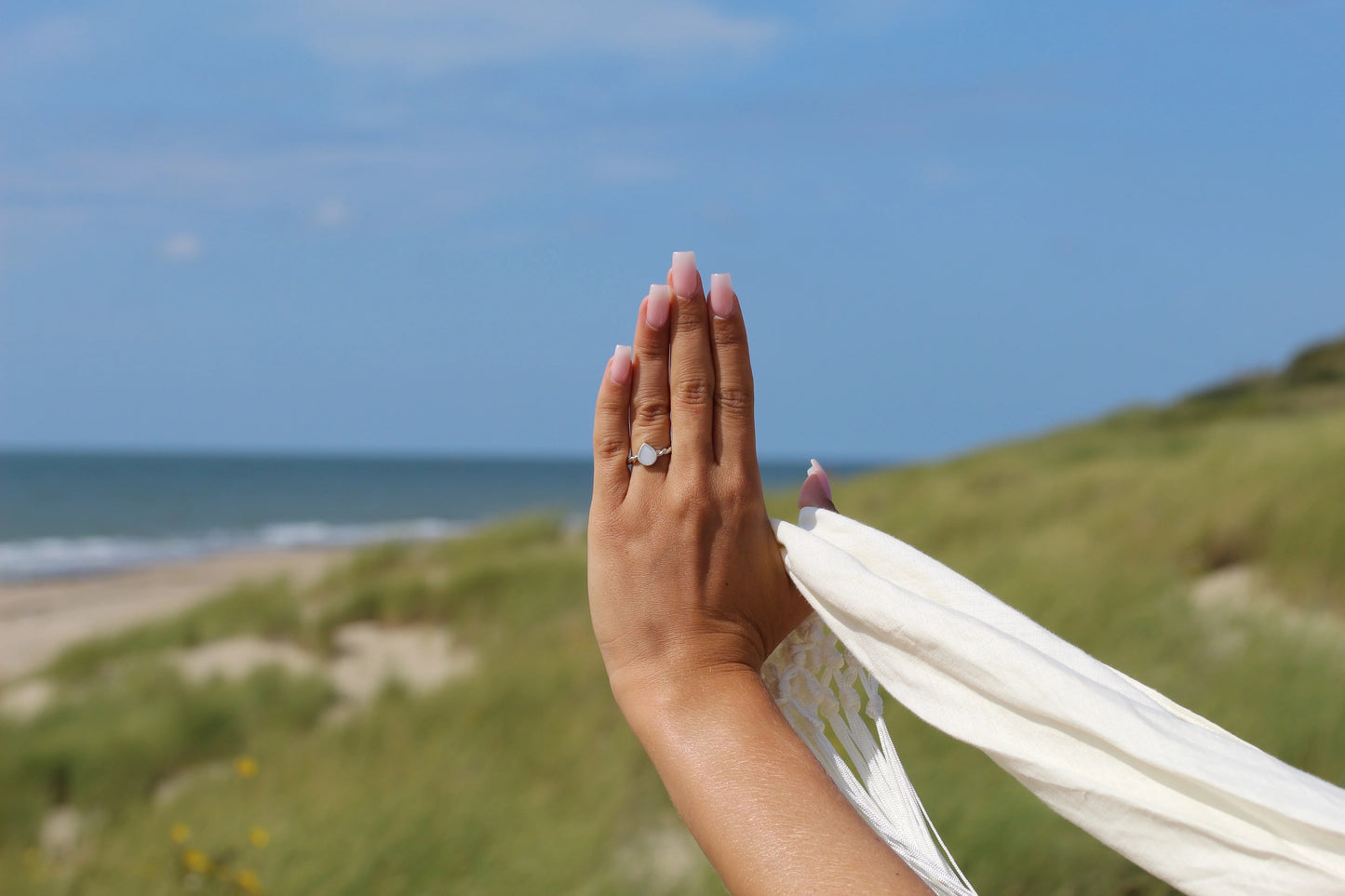 Turning Droplet | Muttermilchring Silber