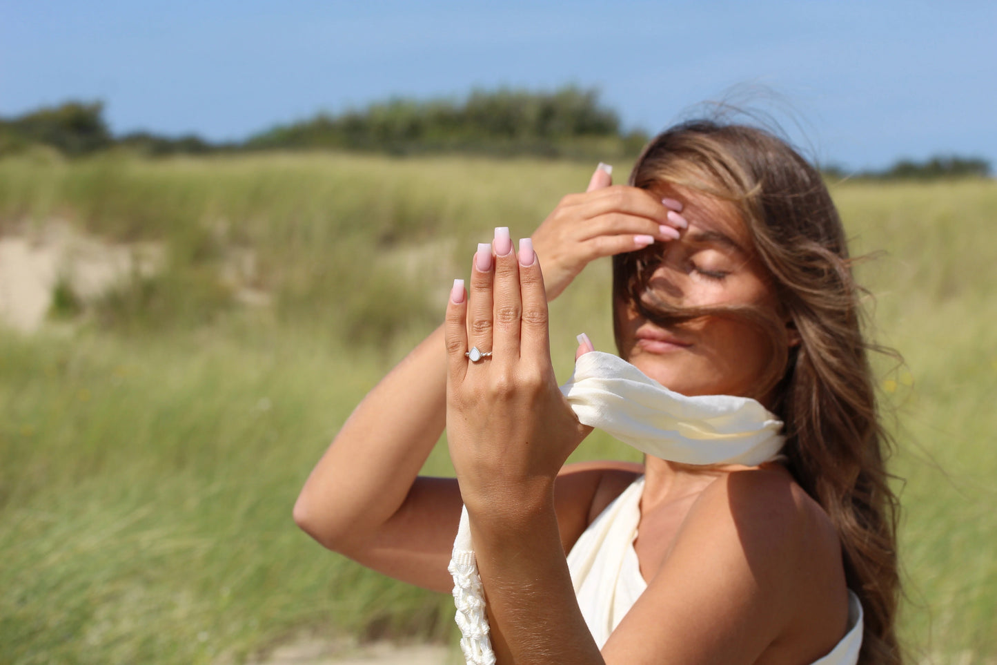 Turning Droplet | Muttermilchring Silber