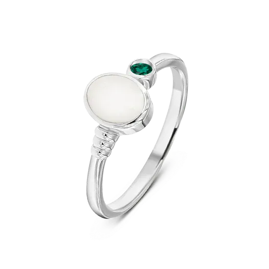 Elisa | Muttermilchring Silber