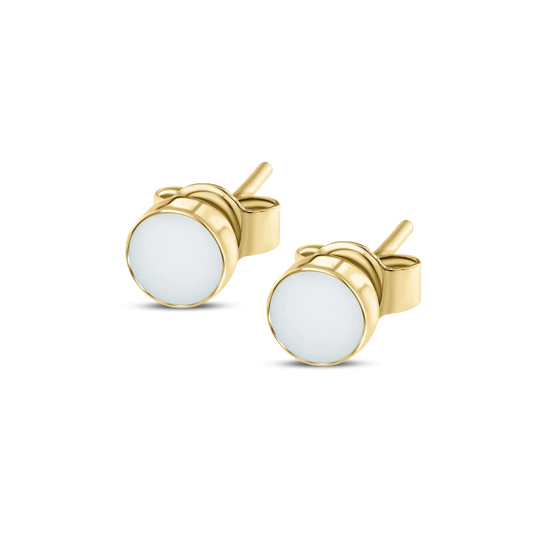 Mini Lis | Muttermilch Ohrstecker Gold