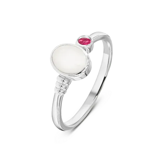Elisa | Muttermilchring Silber