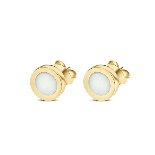 Circle of Life | Muttermilch Ohrstecker Gold