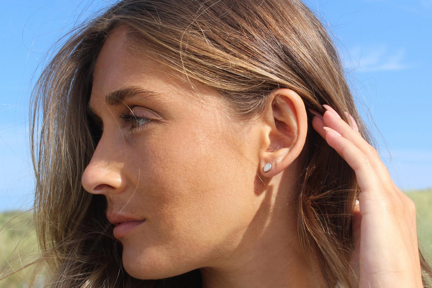 Drop | Muttermilch Ohrstecker Silber