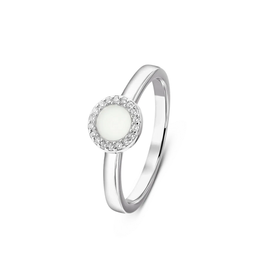 Zoë | Muttermilchring Silber