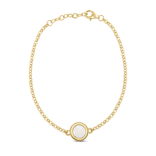Circle of Life | Muttermilch Armband Gold