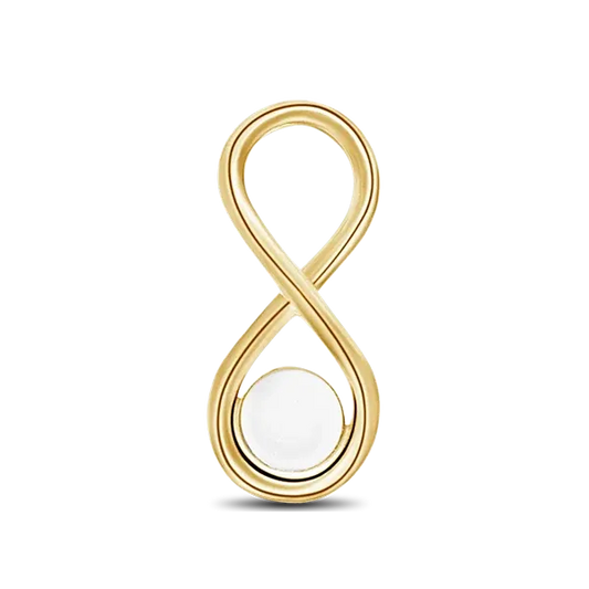 Infinity | Muttermilch Anhänger Gold