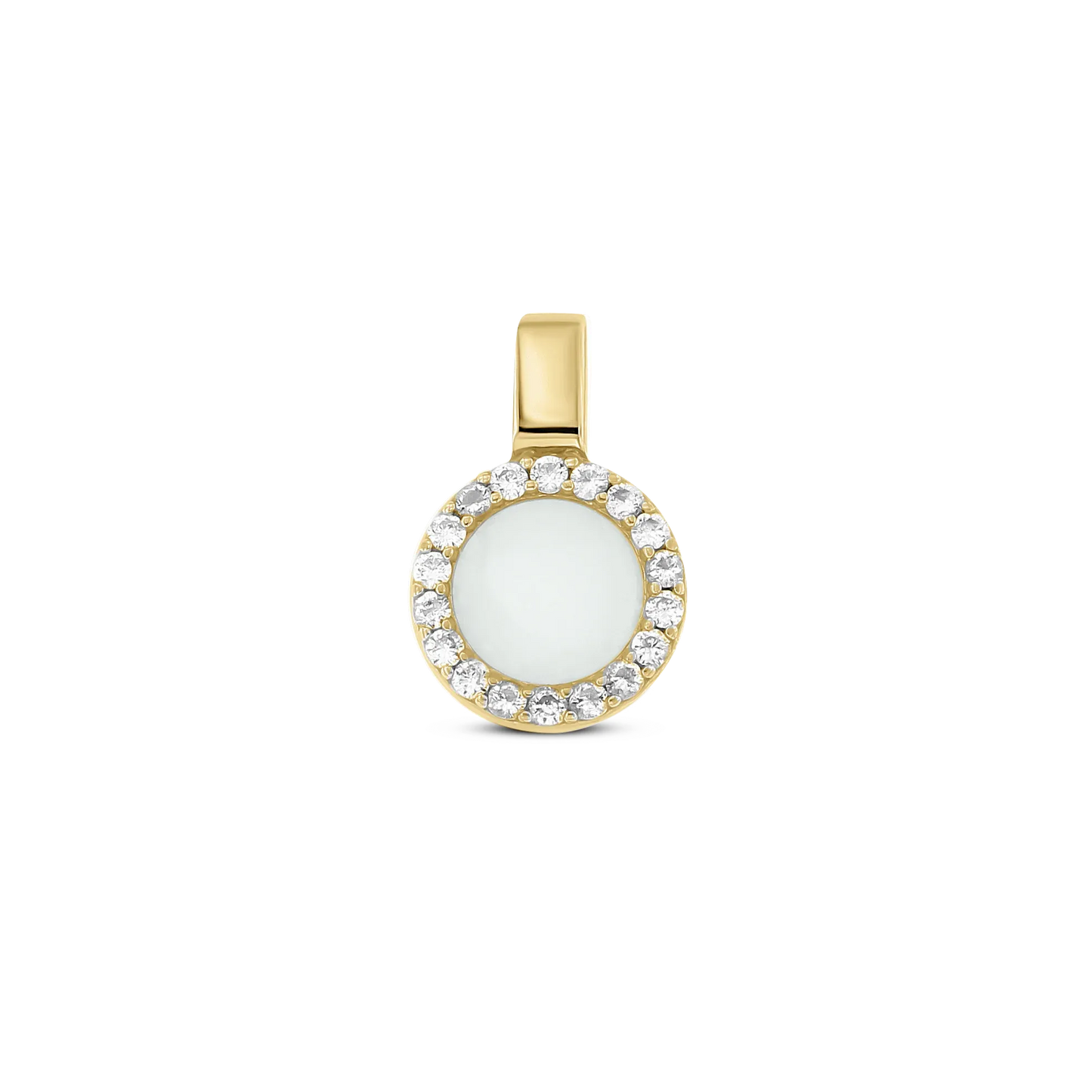 Zoë | Muttermilch Anhänger Gold