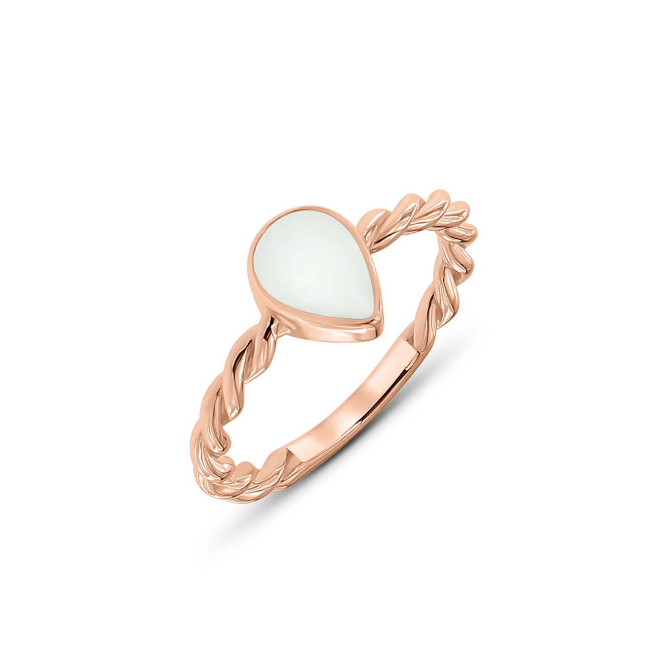 Turning Droplet | Muttermilchring Gold