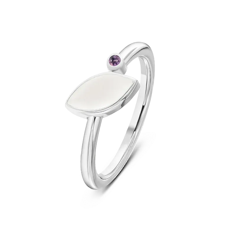 Lina | Muttermilchring Silber
