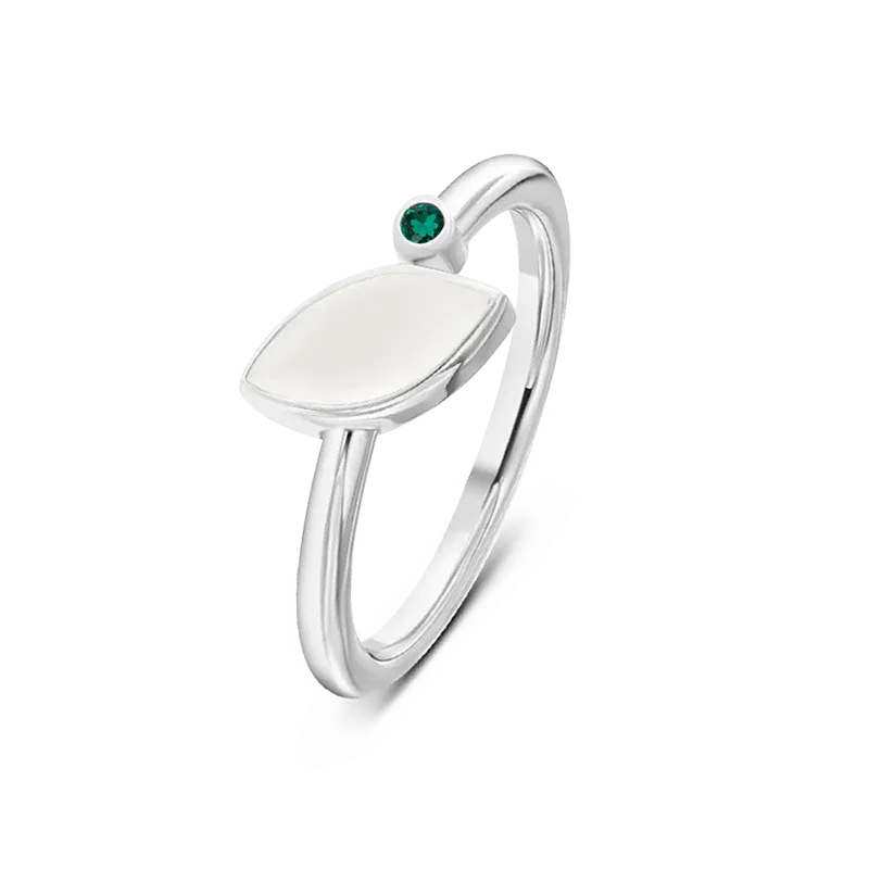 Lina | Muttermilchring Silber