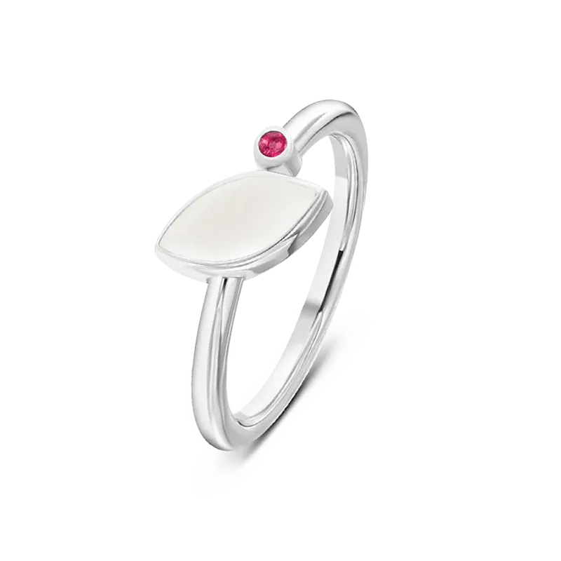 Lina | Muttermilchring Silber
