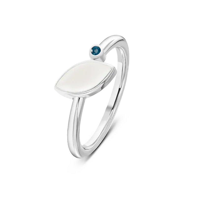 Lina | Muttermilchring Silber