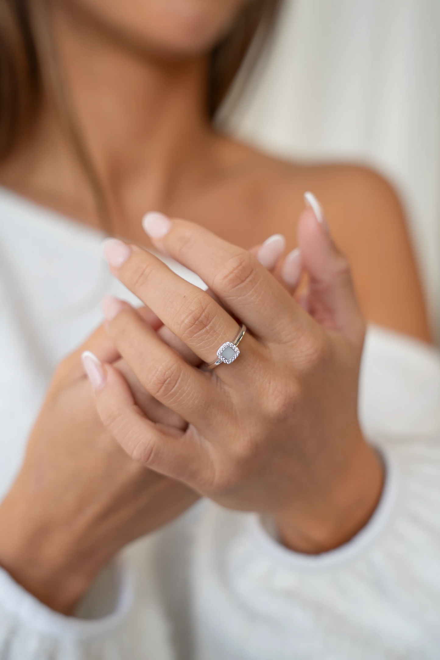 Lara | Muttermilchring Silber