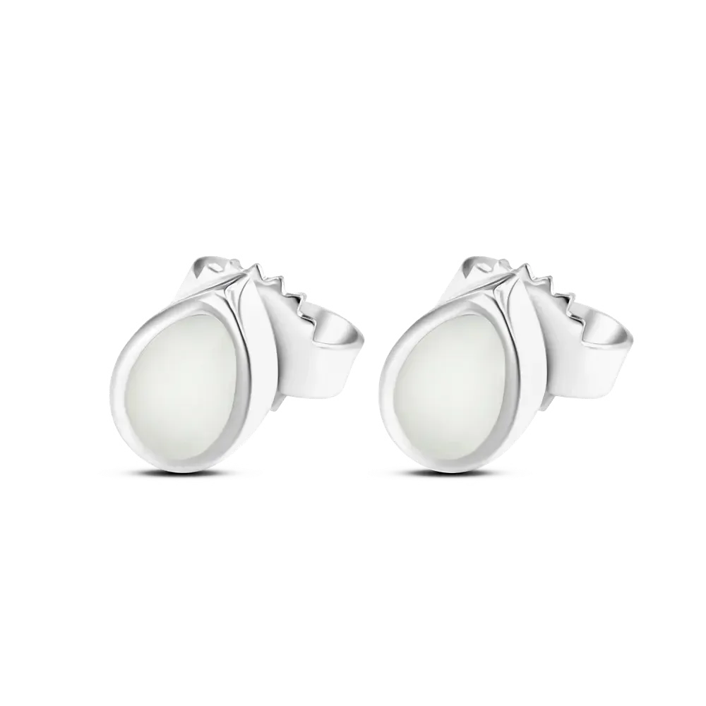 Drop | Muttermilch Ohrstecker Silber