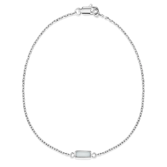 Britt | Muttermilch Armband Silber