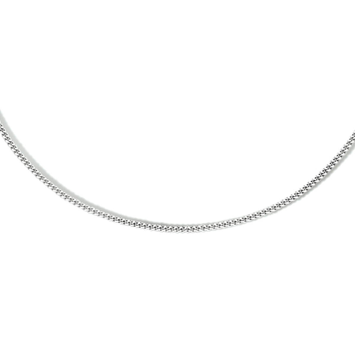 Gerhodineerd Zilver Collier