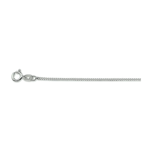 Gerhodineerd Zilver Collier